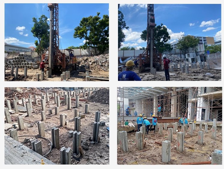 งานโครงสร้างเสาเข็ม